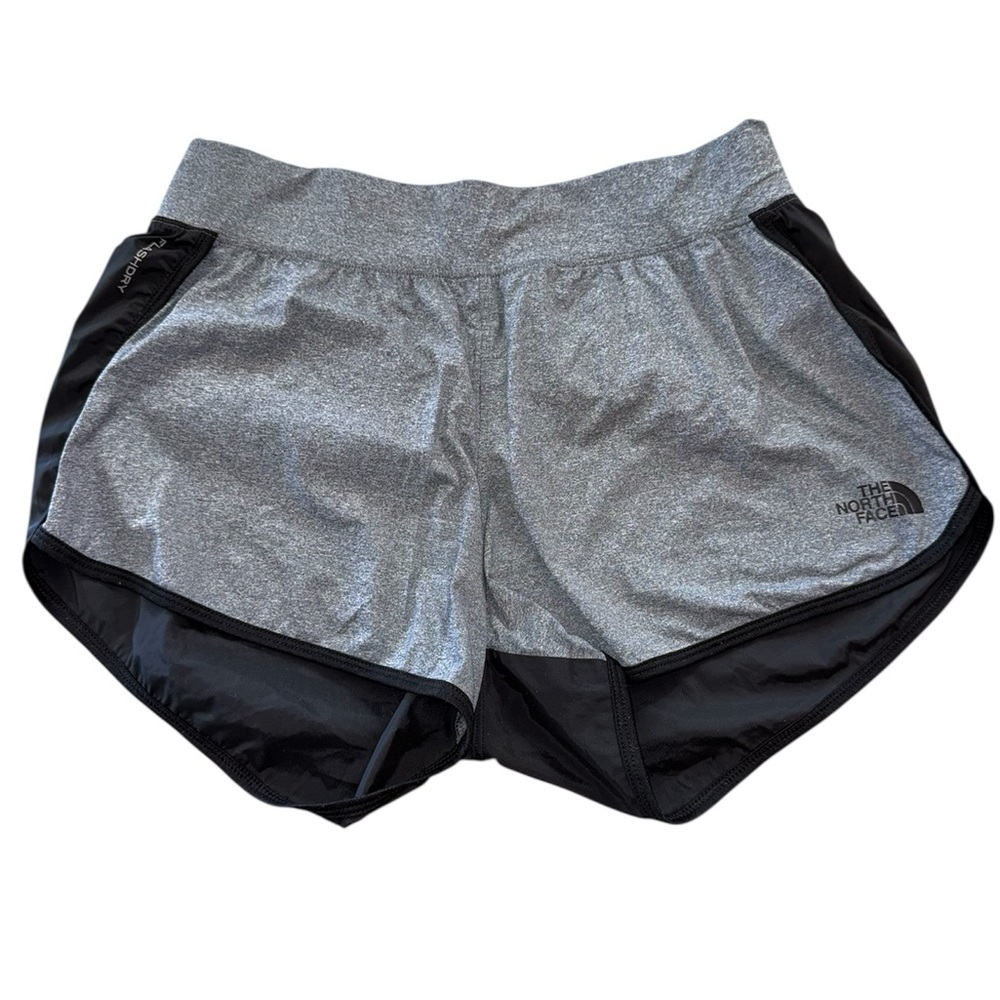 The North Face Women's Athletic Shorts in Gray and Black S